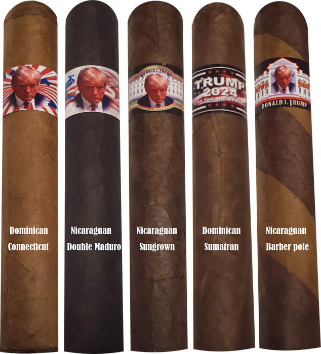 Trump "Truth Trumps All"  5 Collectors 5-pack sampler 2024 Humi-pak