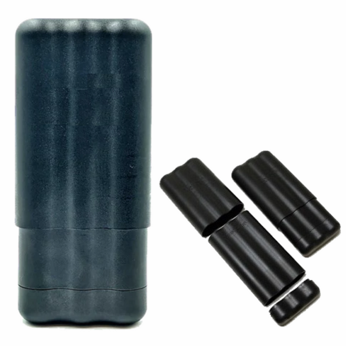 Perfecto ABS Hard Shell 3 Cigar Holder - Cigar Case Humidor
