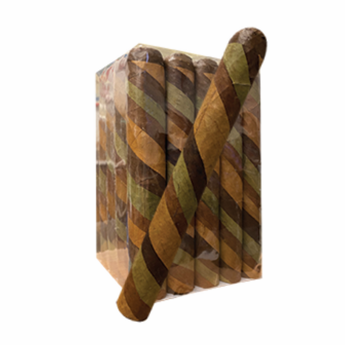 Artisan Cigar  Hand Made Artistic design cigars Quad Capa Barber Pole