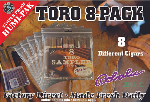 Bobalu Humi-pak Toro  8 cigars