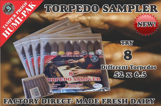 Bobalu Torpedo Sampler 8 torpedo cigars