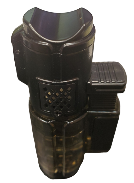 Cigar Rest 3 Flame Jet Torch Cigar Lighter with punch