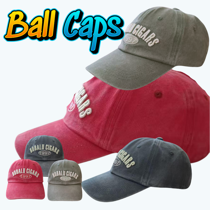 Bobalu 3D Raised Embroidery Ball Caps