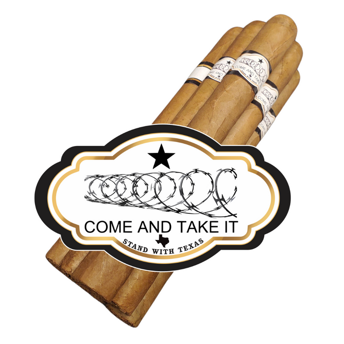Stand with Texas 6 Connecticut Churchill cigar bundle