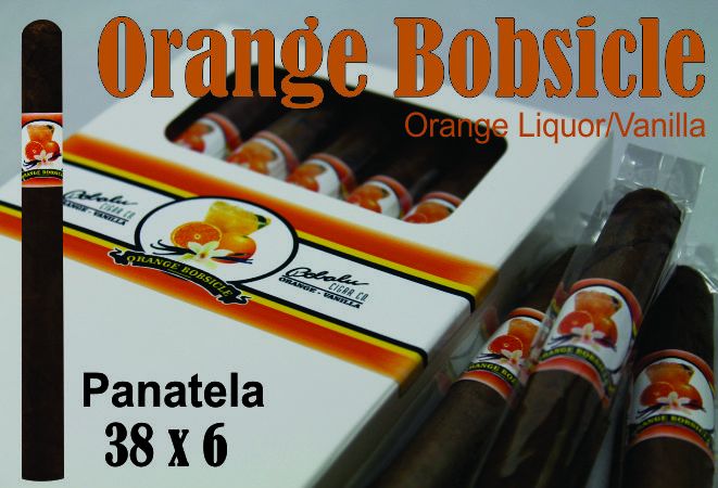Orange Bobsicle Flavored Panatela Cigars