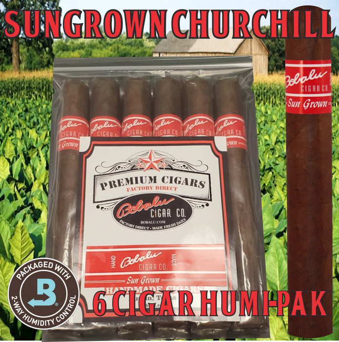 Bobalu Nicaraguan Sungrown Churchill 6 Cigar humi-pak Deal