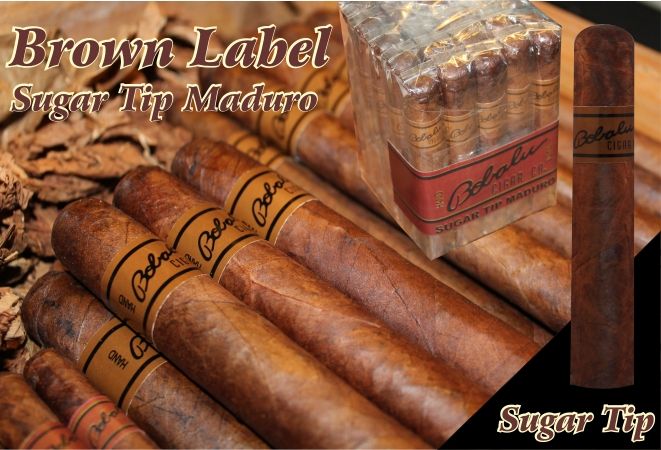 Sweet Maduro - Brown Label - Sweet Tip Cigar - Sugar Tipped Cigars