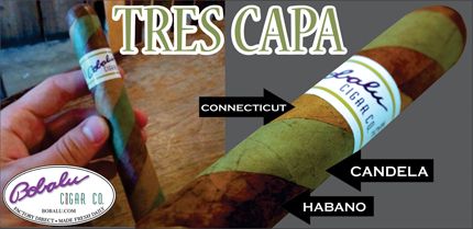Tres Capa - Connecticut, Candela & Maduro
