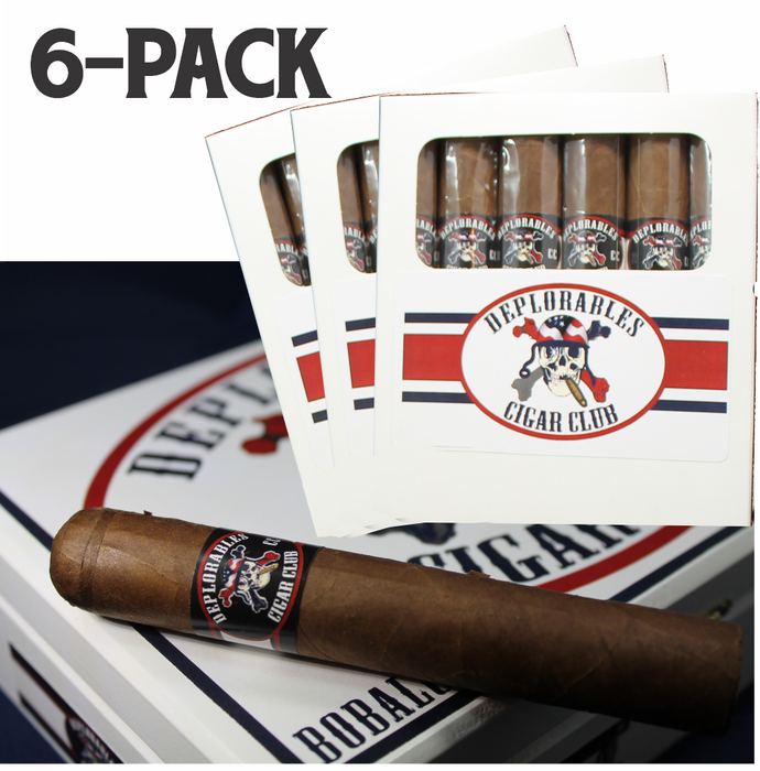 Deplorables Cigar Club Robusto Cigars 6-pack + free shipping