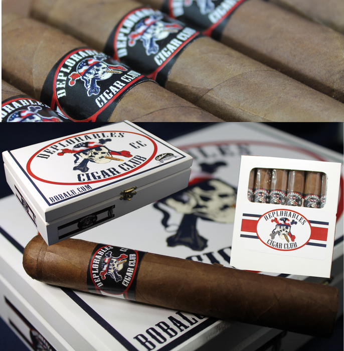 Deplorables Cigar Club Robusto Cigars Box-20 + FREE SHIPPING