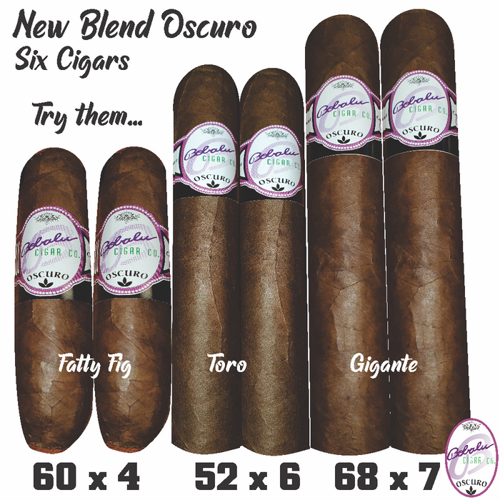 New Oscuro Sampler Pack 6 Cigars