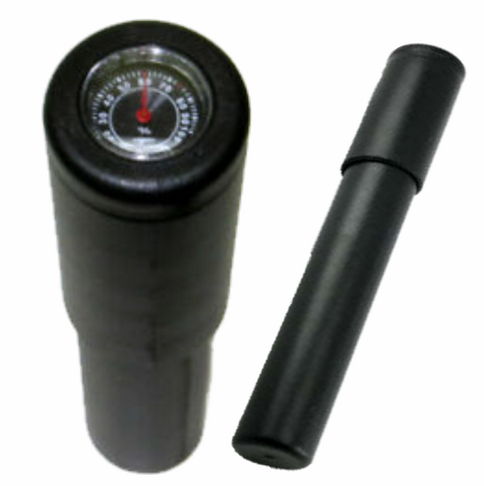 Perfecto Single Cigar Tube with Hygrometer