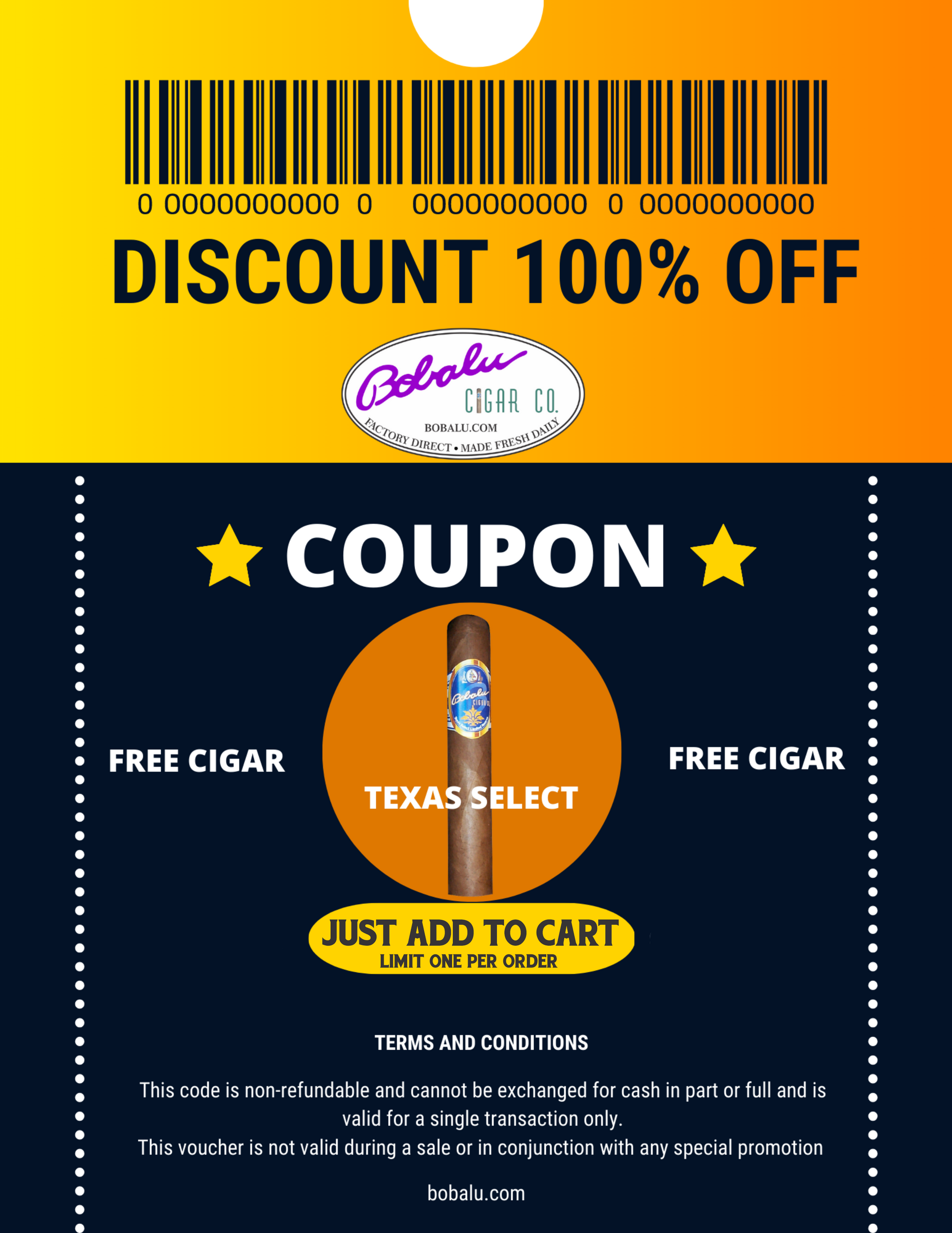 Texas Select Cigar — Bobalu Cigar Company